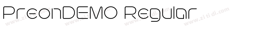 PreonDEMO Regular字体转换 PreonDEMO Regular字体转换